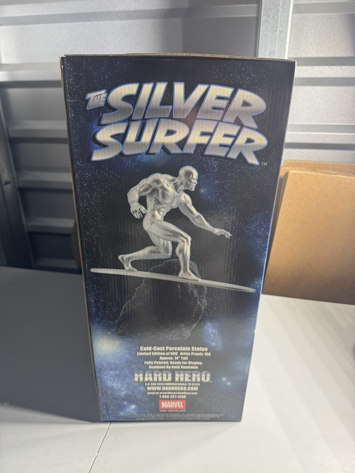 SILVER SURFER Statue HARD HERO MARVEL ( SEE DESCRIPTION :).