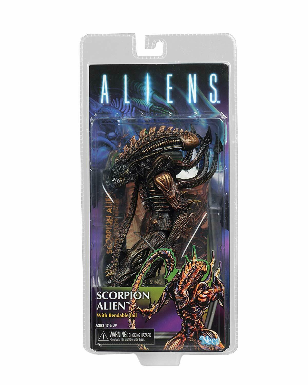 NECA Scorpion Alien w Bendable Tail 7&Prime; Action Figure Series 13 Aliens Collection