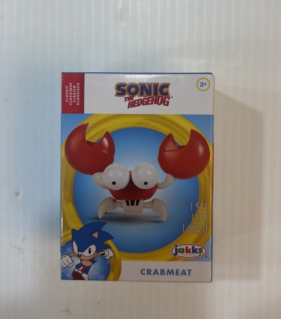 2.5&Prime; New Sonic The Hedgehog Crabmeat Classic Action Figure Jakks Toy