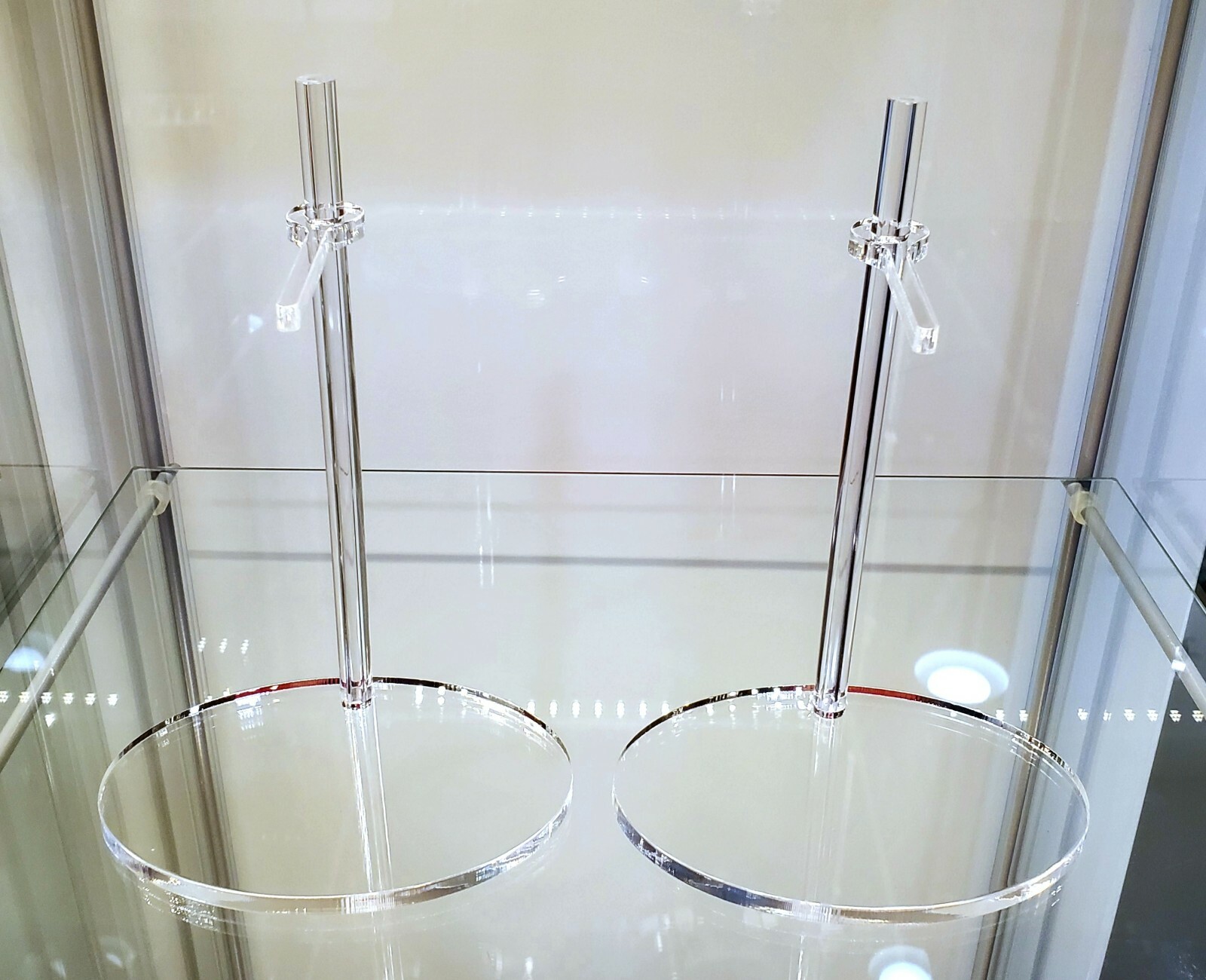 2 Clear Acrylic Figure Stands – 1/6th Scale – US Seller