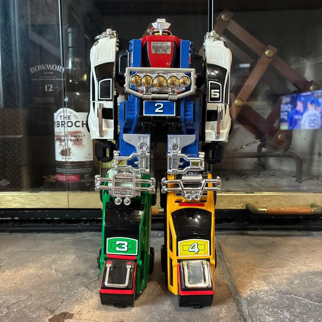 Gekisou Sentai Car Ranger Fast Running Combined DX RV Robot 5 RVs Perfectly 9556