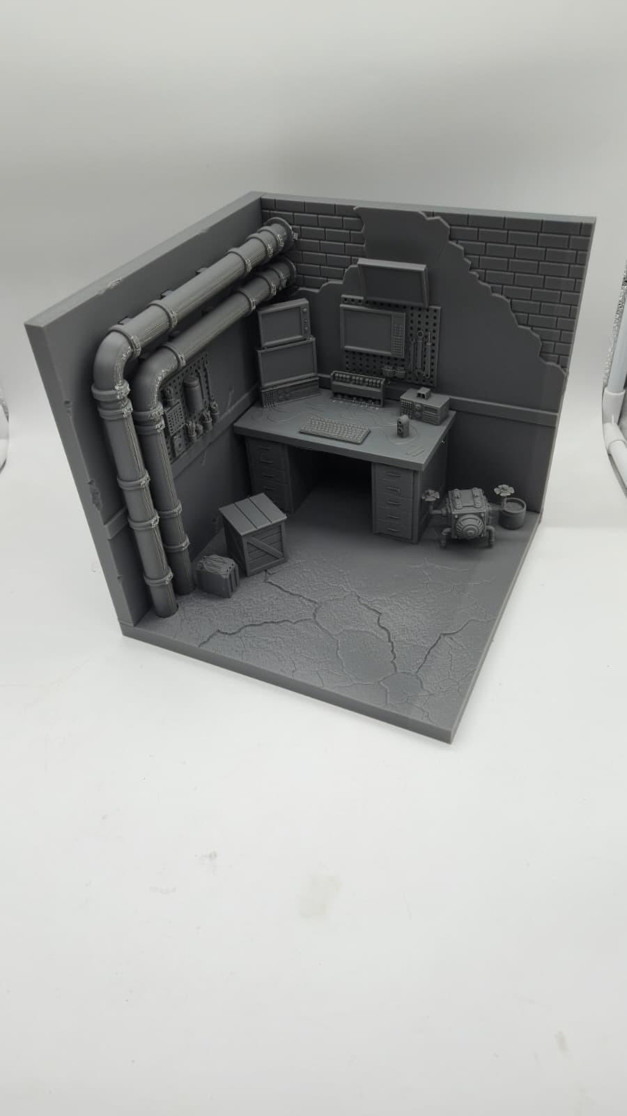 TMNT Donatello Workshop Tech Lab Modular Diorama – 1:12 & 1:18 Scale Display
