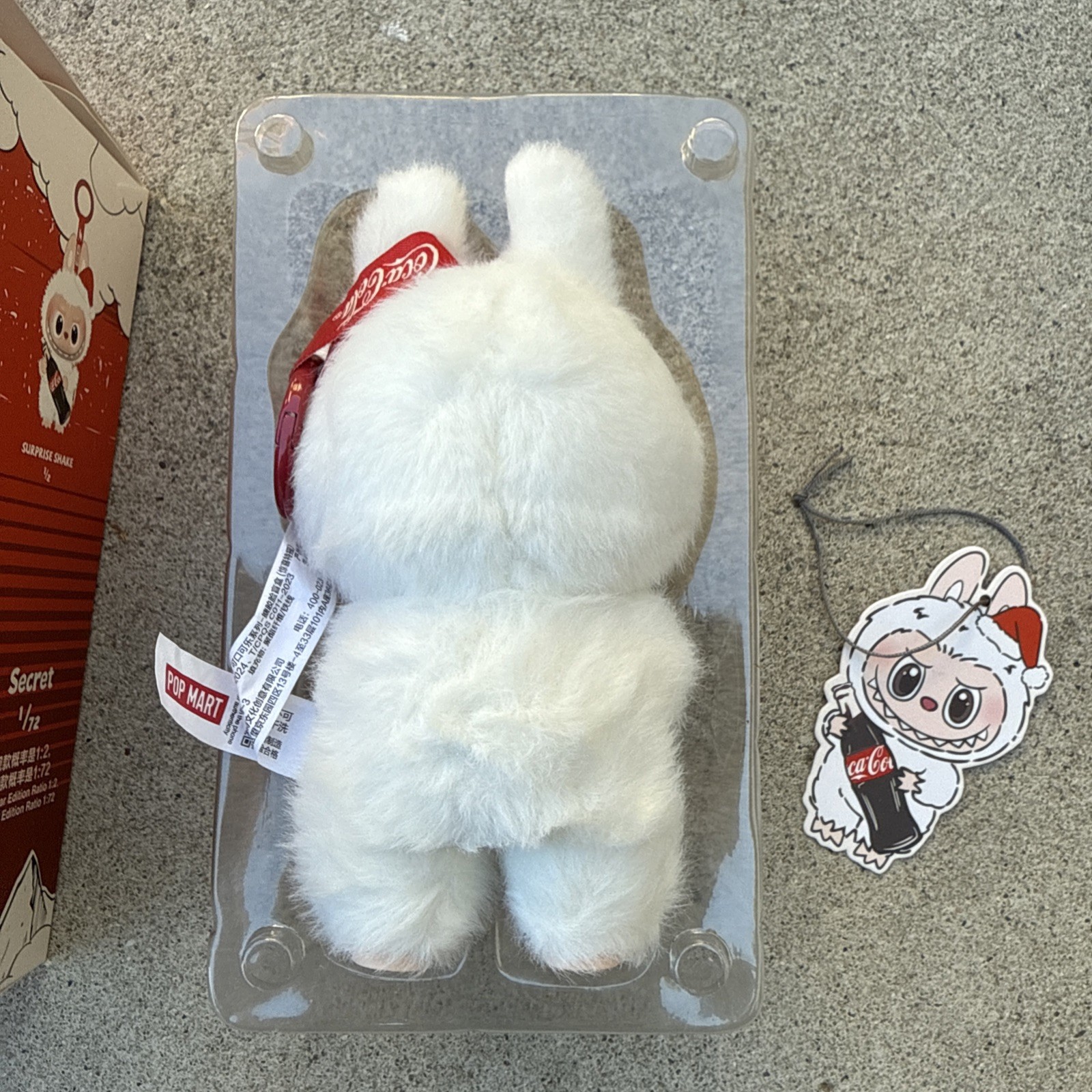 POP MART The Monsters Labubu Coca-Cola Plush Authentic Opened Box Surprise Shake