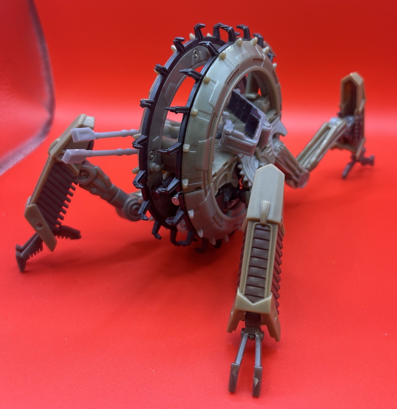 Star Wars Transformers General Grievous Wheel Bike with Spin Disk Loose 2005