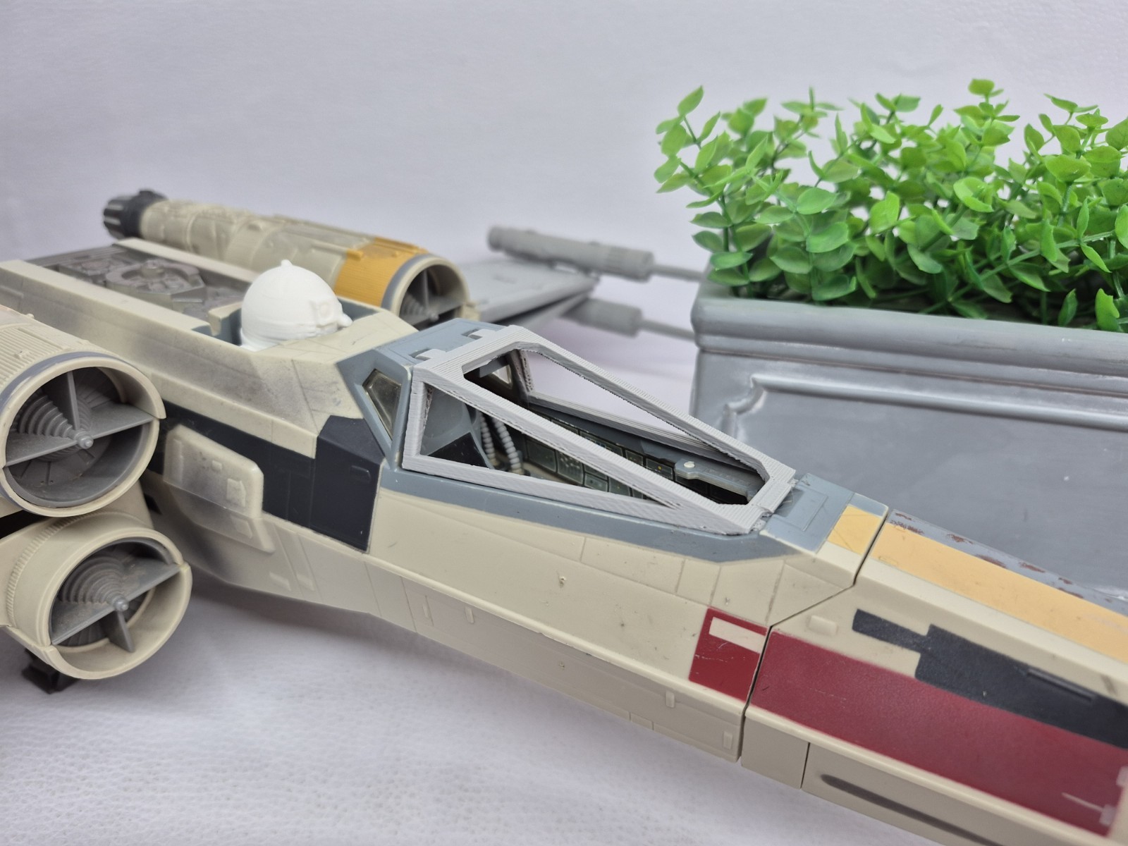 X Wing Canopy Death Star Trench Run 2011 STAR WARS Toys R Us EXCLUSIVE 3d