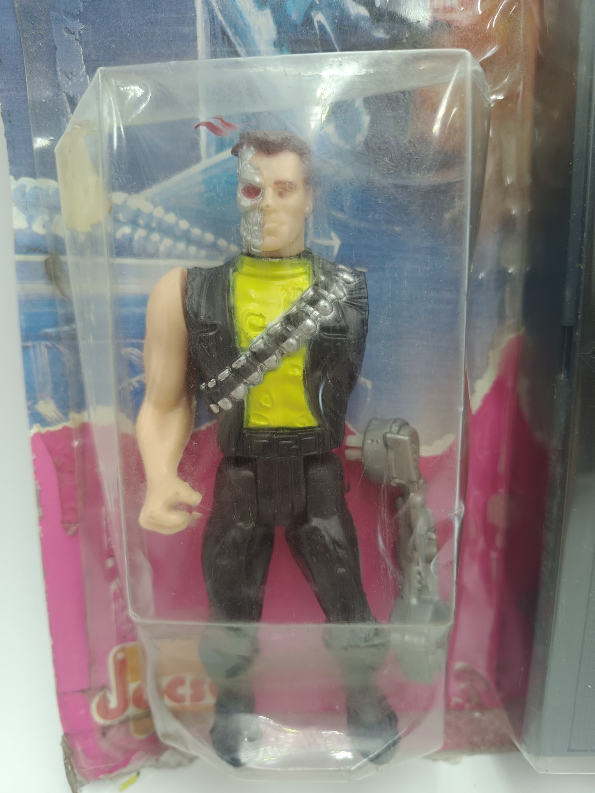 T-800 Terminator Blister + VHS Jocsa Complete Vintage 90 ´s Argentine Not Kenner