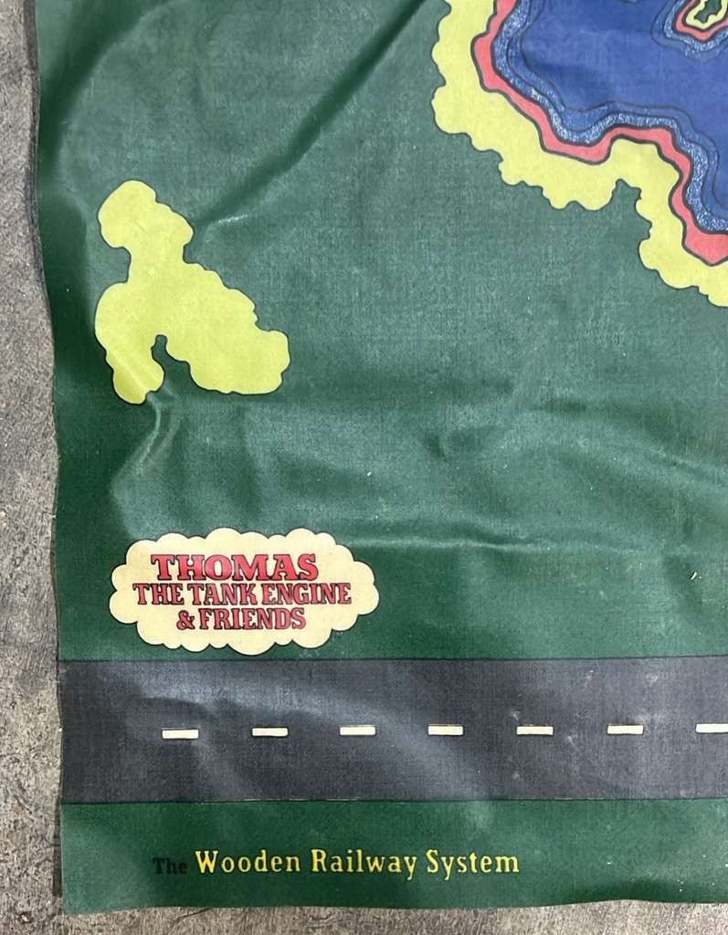 THOMAS & FRIENDS PLAY MAT 1999 Wooden Train Railway 28×37
