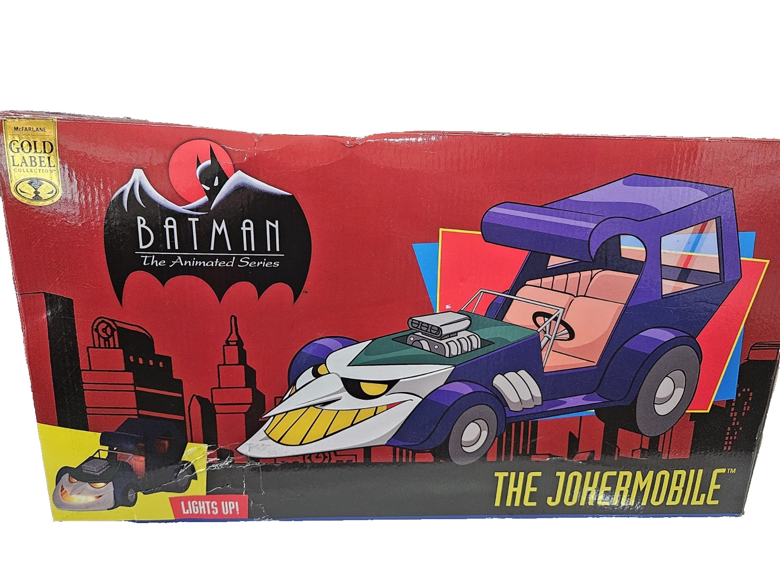 Batman The Animated Series McFarlane Toys THE JOKERMOBILE Exclusive Gold Label