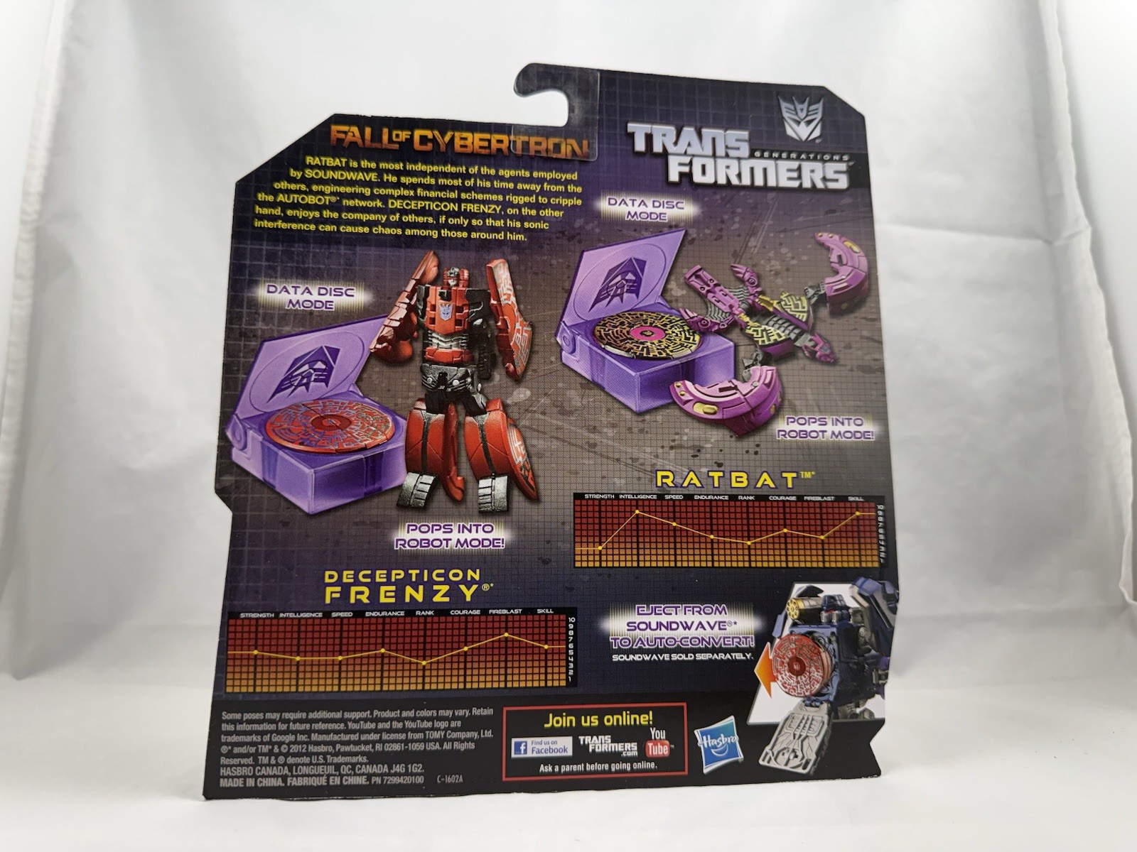 Transformers Generations Fall of Cybertron Ratbat & Frenzy 2012 NEW SEALED