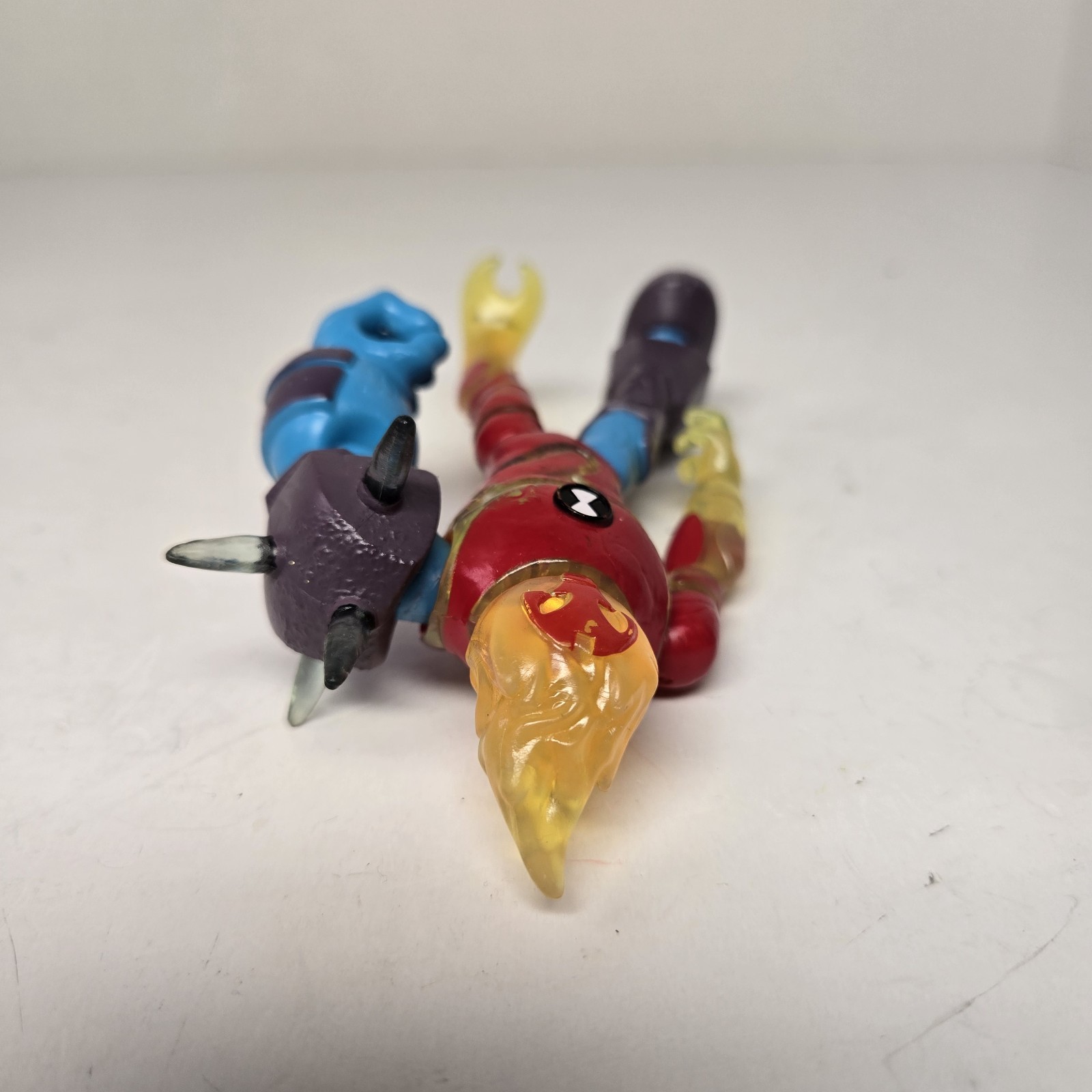 Incomplete – Heatblast Omni-Glitch Heroes Mix and Match 5&Prime; Playmates Figure