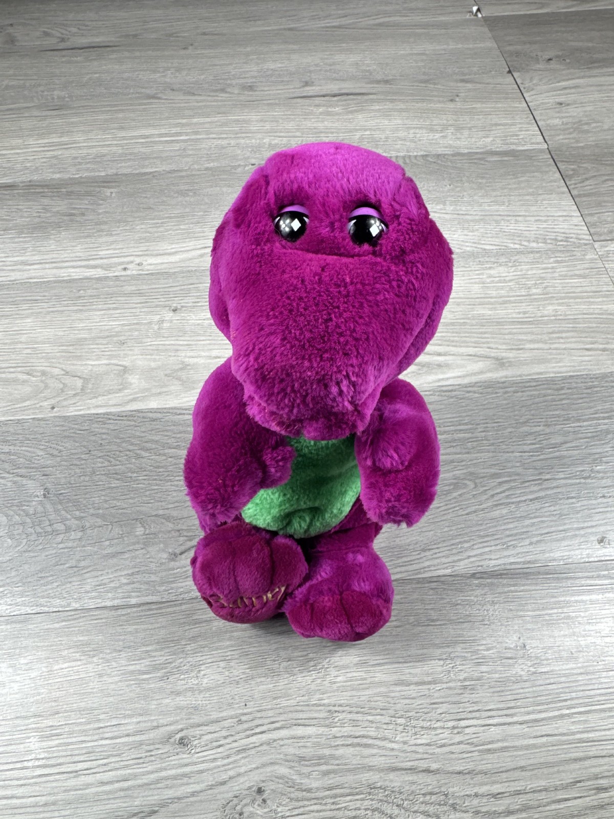 Barney Plush Vintage The Lyons Group 1992 Stuffed Purple Dinosaur Toy Doll 11”