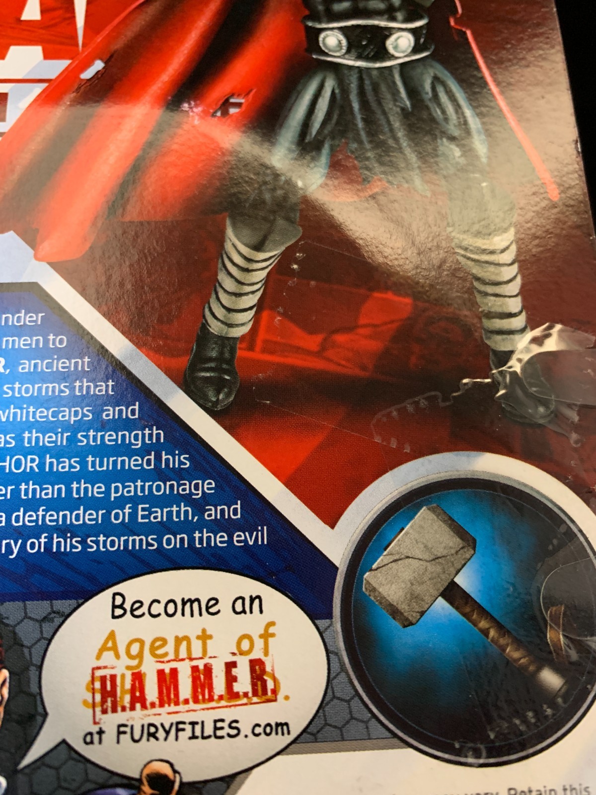2010 SDCC San Diego Comic Con Exclusive Thor Ages of Thunder 3 3/4 figure