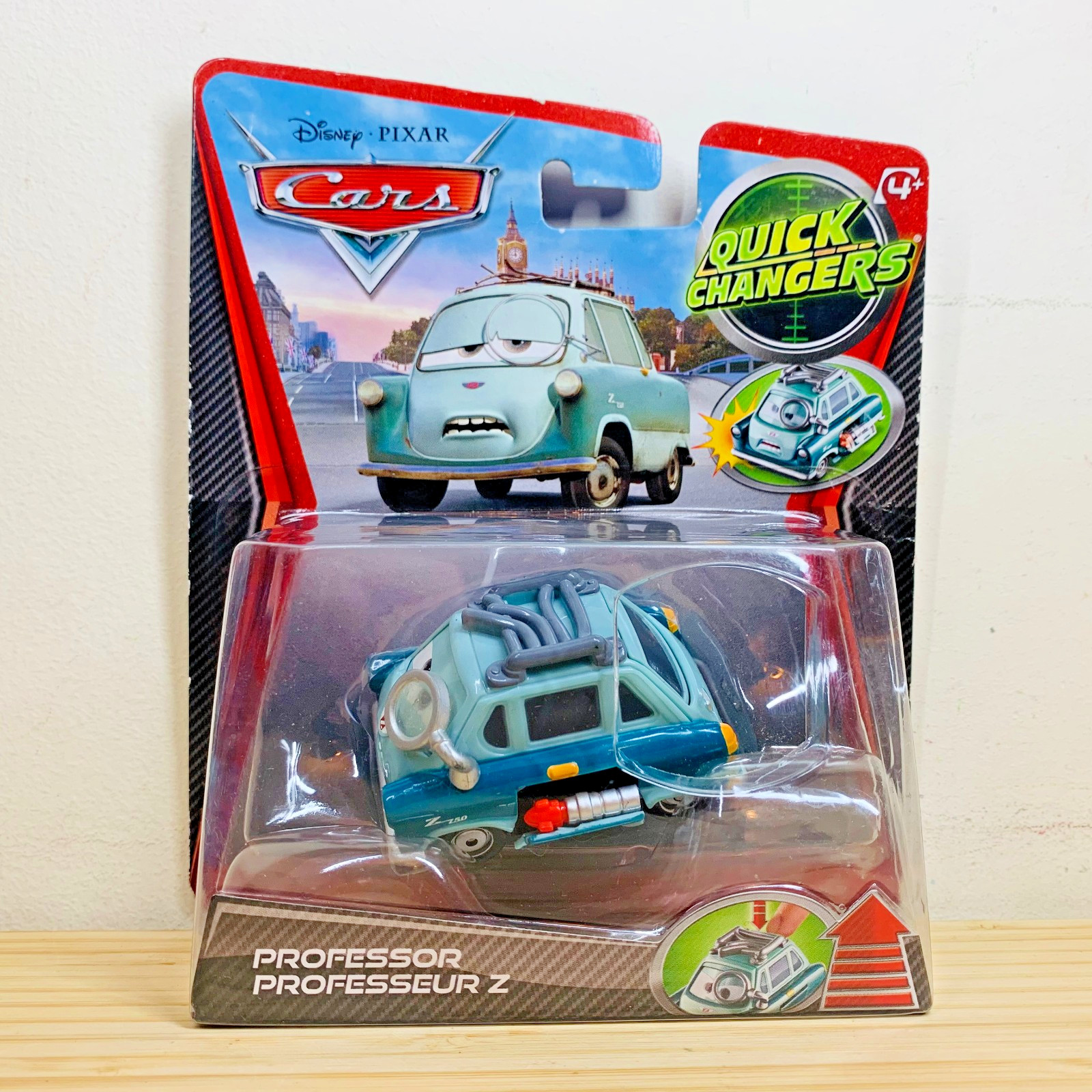 Disney Pixar Cars Quick Changers – Professor Z Pop Out Weapons