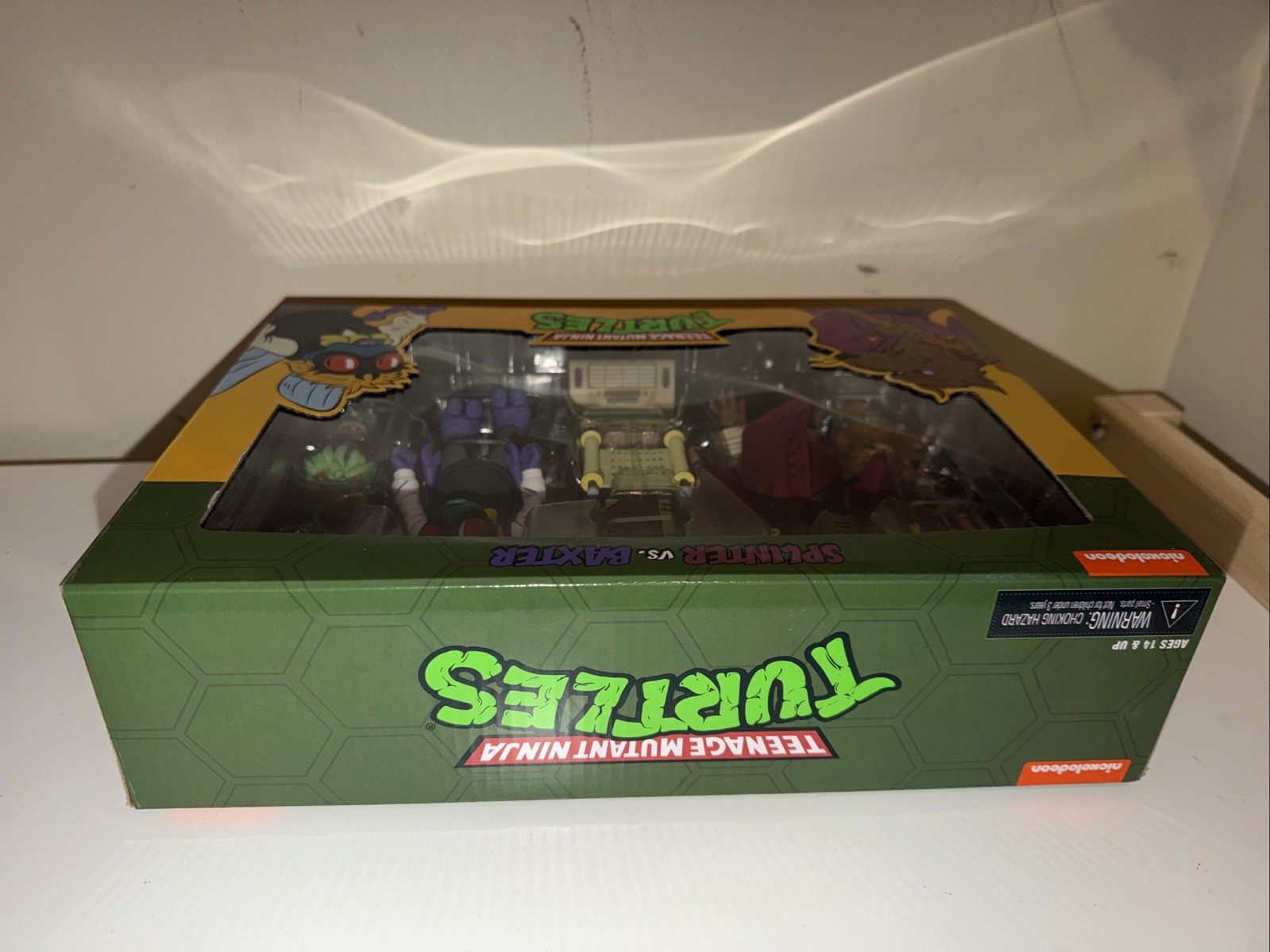 SPLINTER VS BAXTER TMNT 2 PACK NECA TARGET EXCLUSIVE