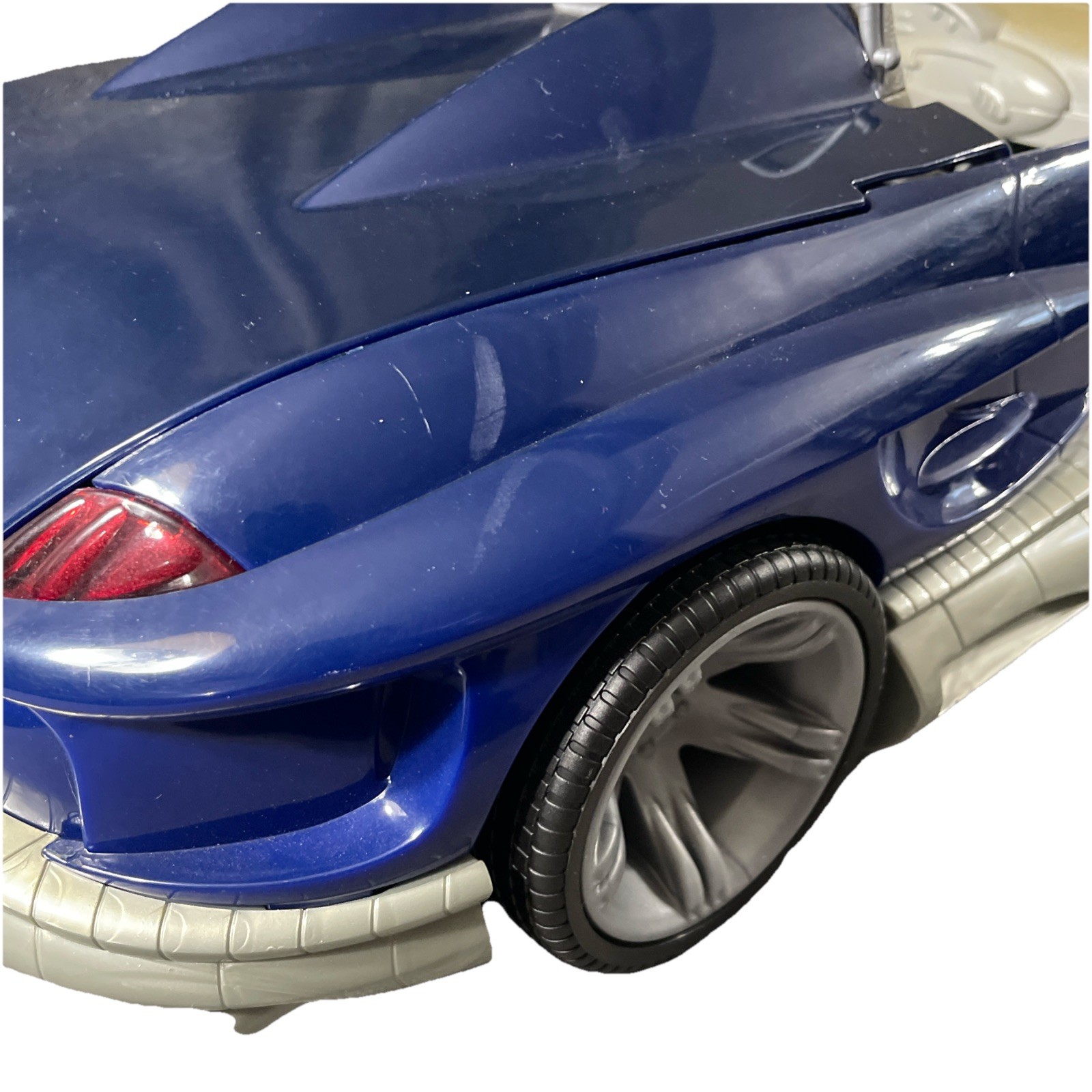 1998 Max Steel MX-48 Turbo Convertible 22” Action Figure Car Incomplete