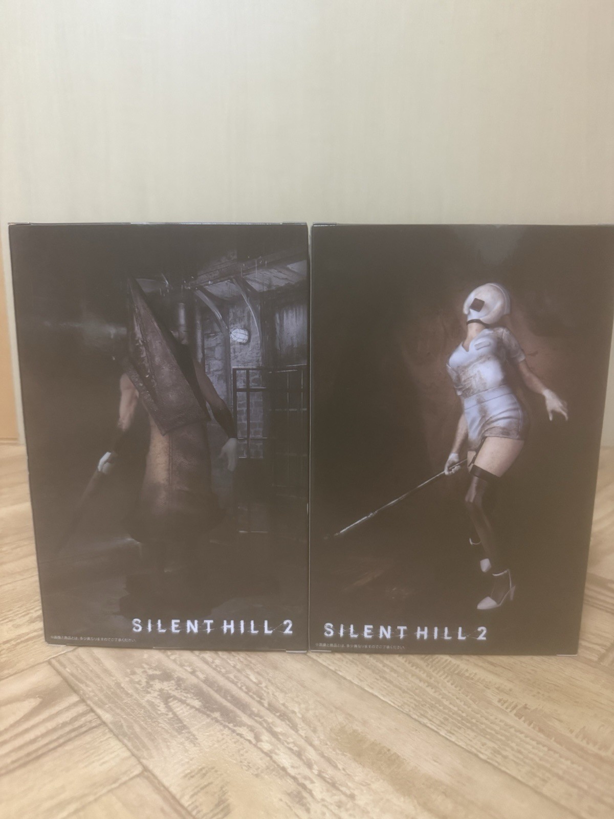 Silent Hill 2 Red Pyramid Thing & Bubble Head Nurse Figure Set Konami