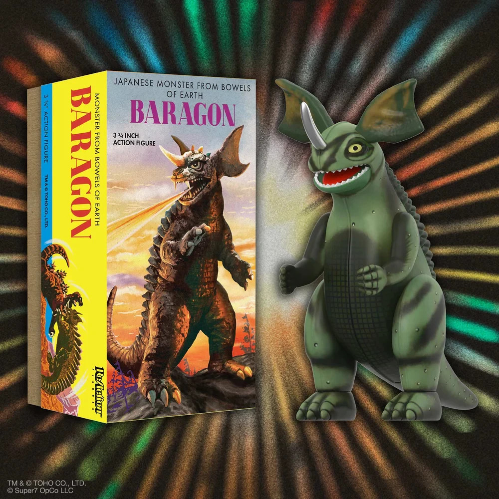 Marusan Tin Style Baragon ReAction Figure (Shipping Now)