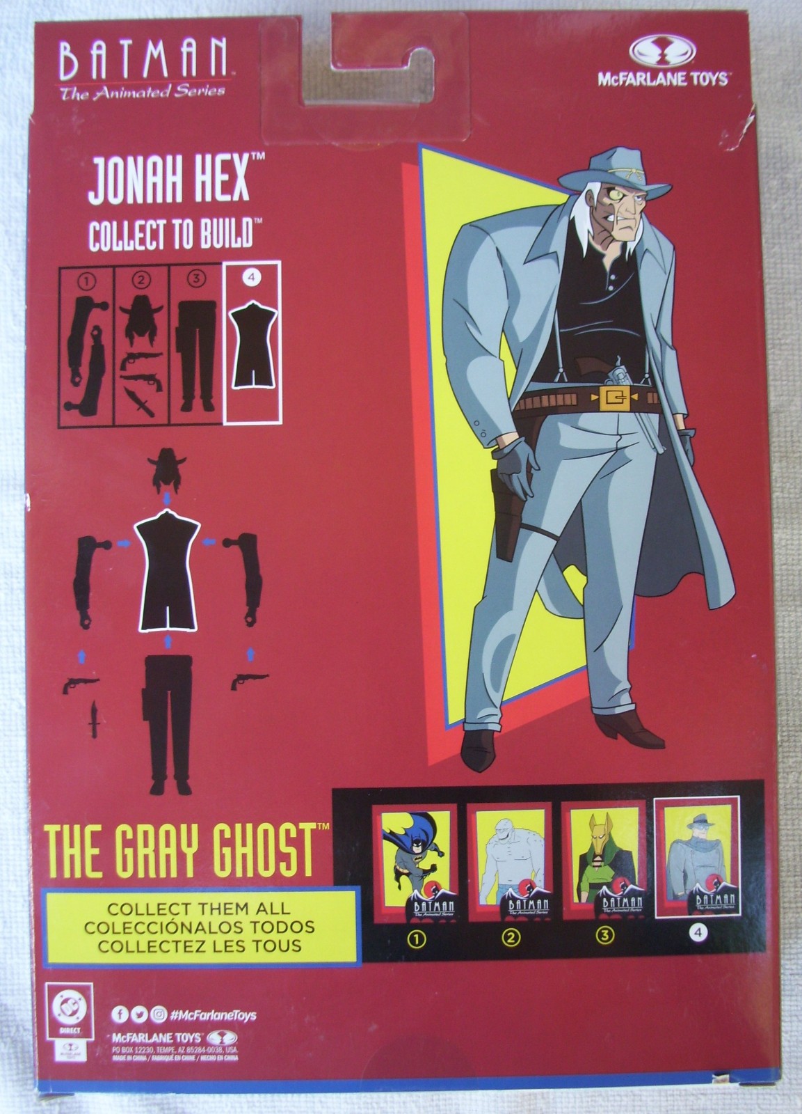 McFarlane Batman the Animated Series The Gray Ghost with Jonah Hex BAF Part