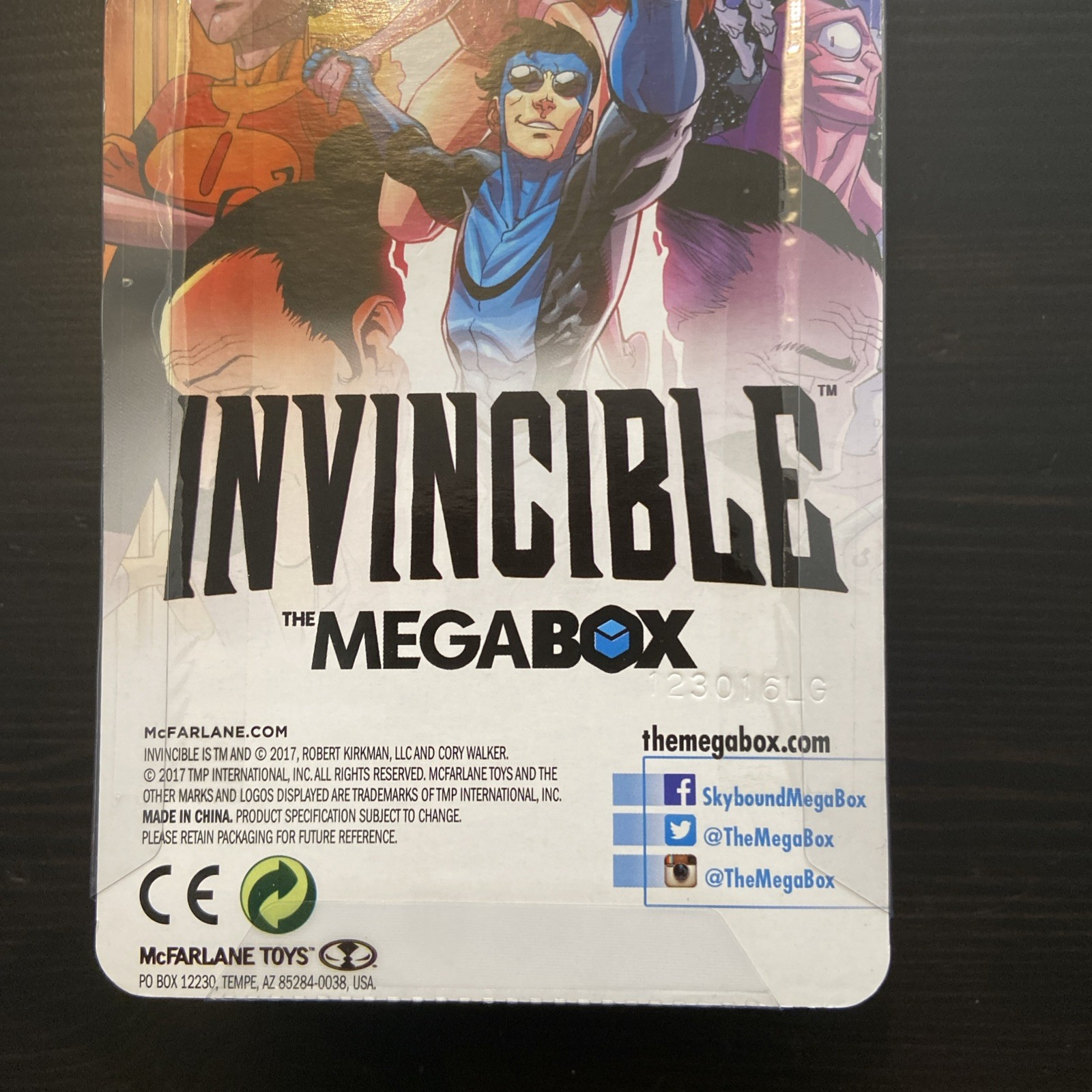 Invincible Skybound The Megabox Exclusive Blue Suit Figure McFarlane Toys