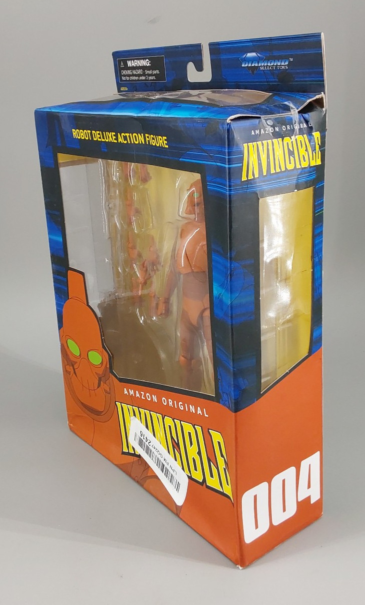Robot Deluxe Action Figure Invincible Amazon Diamond Select 2022 *DAMAGED BOX*