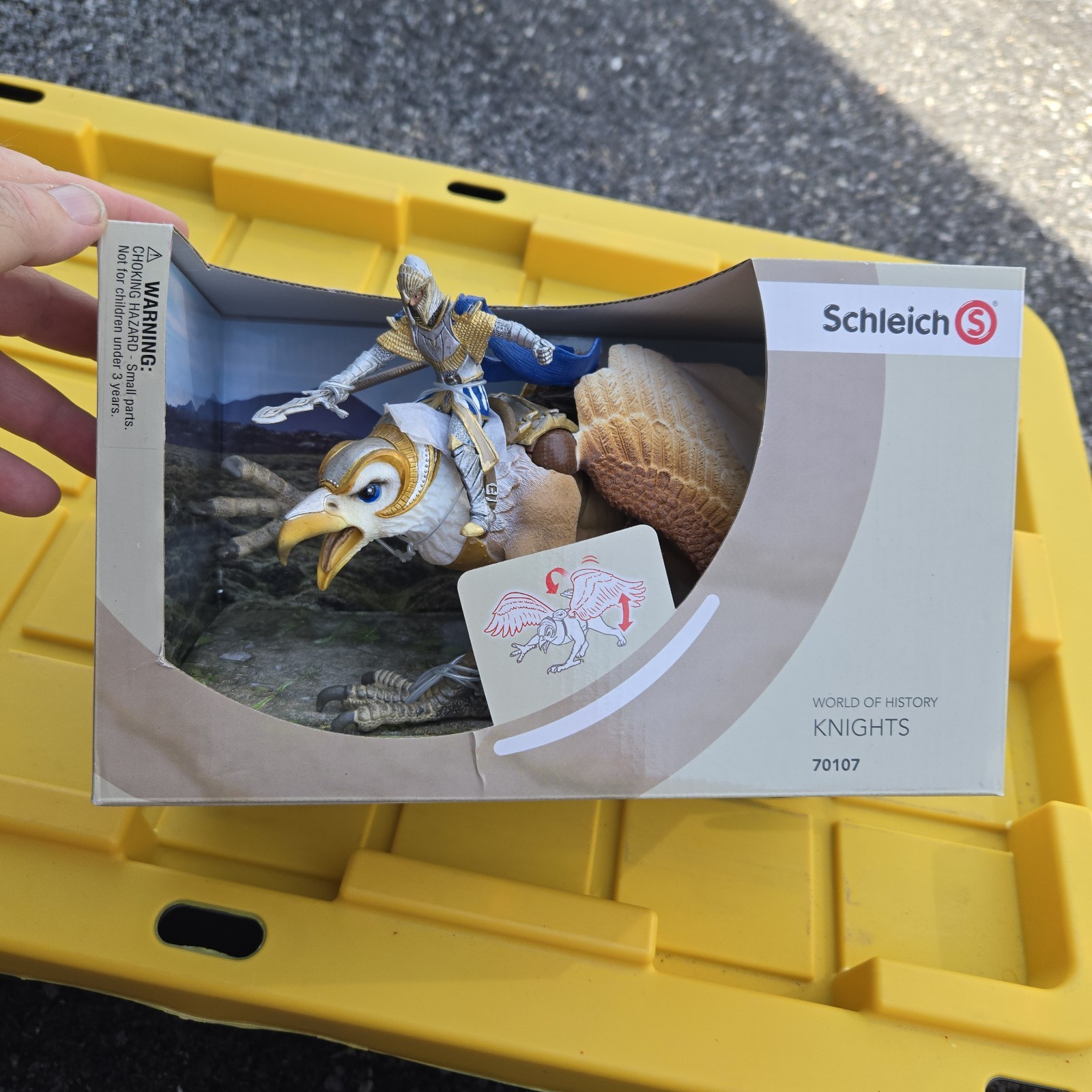 Schleich 70107 Griffin Rider Knight NEW IN BOX World Of History Knights