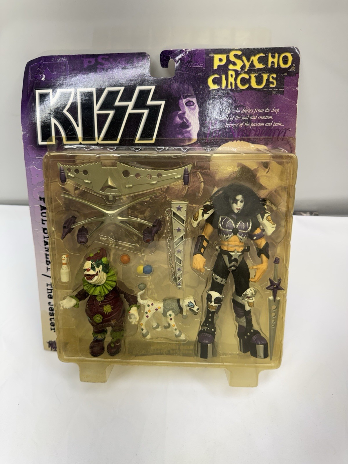 McFarlane Toys Kiss Psycho Circus Paul Stanley with the Jester figure!