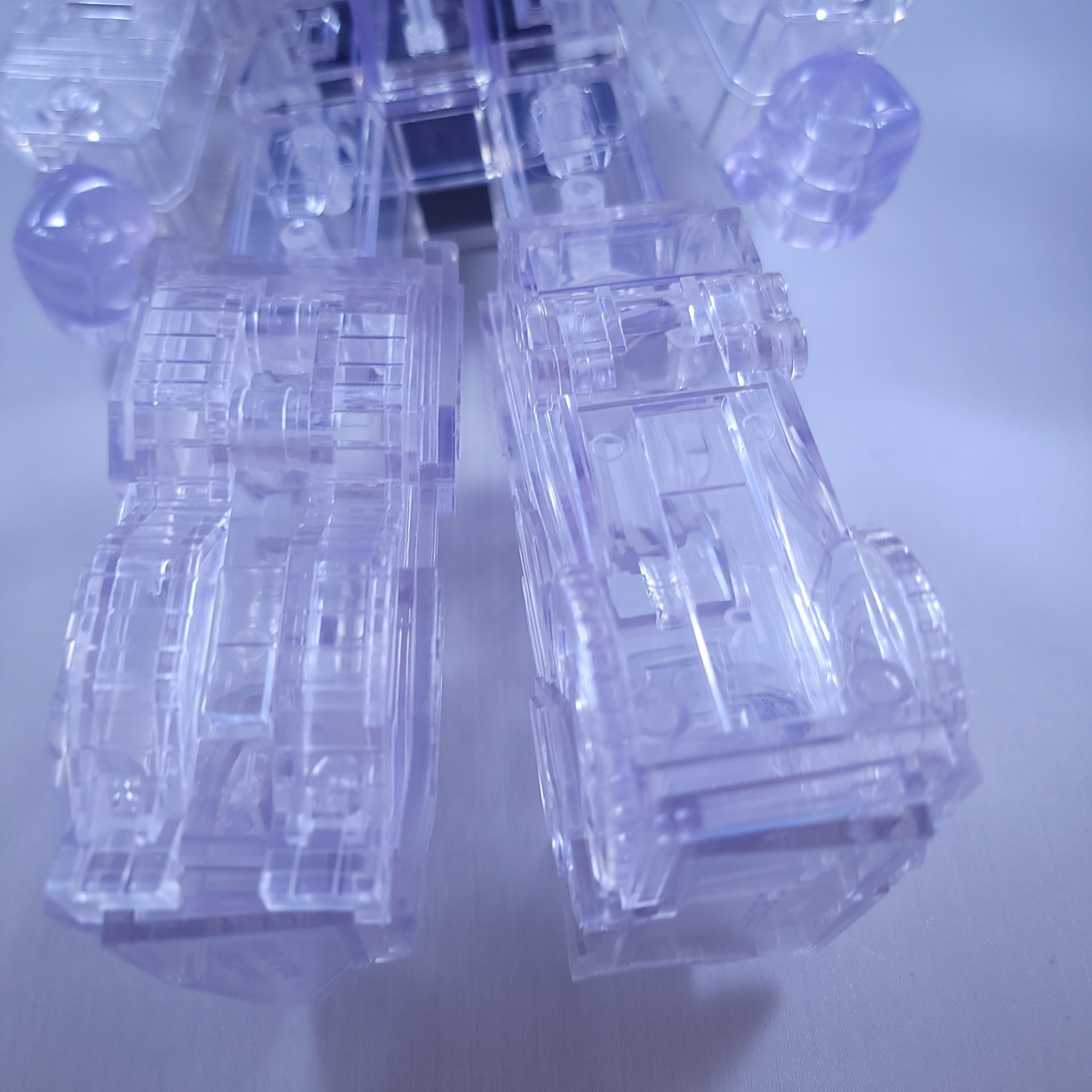 Super7 Cyborg Mighty Morphin Power Rangers Megazord Clear Figure – No Box