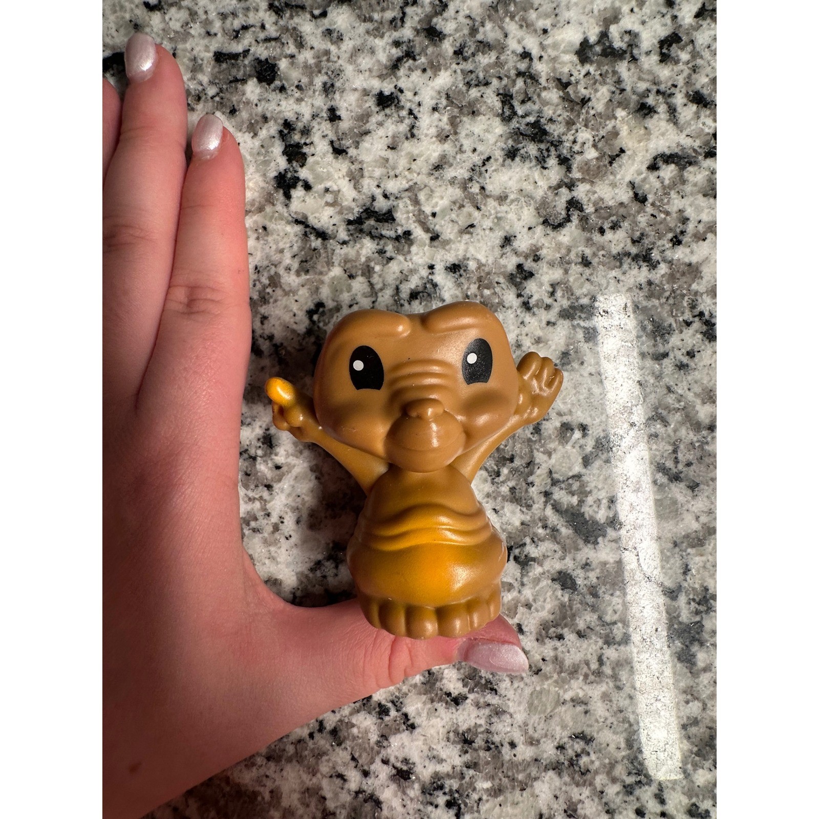 Vintage E T The Extra Terrestrial Character Toy Figure Brown