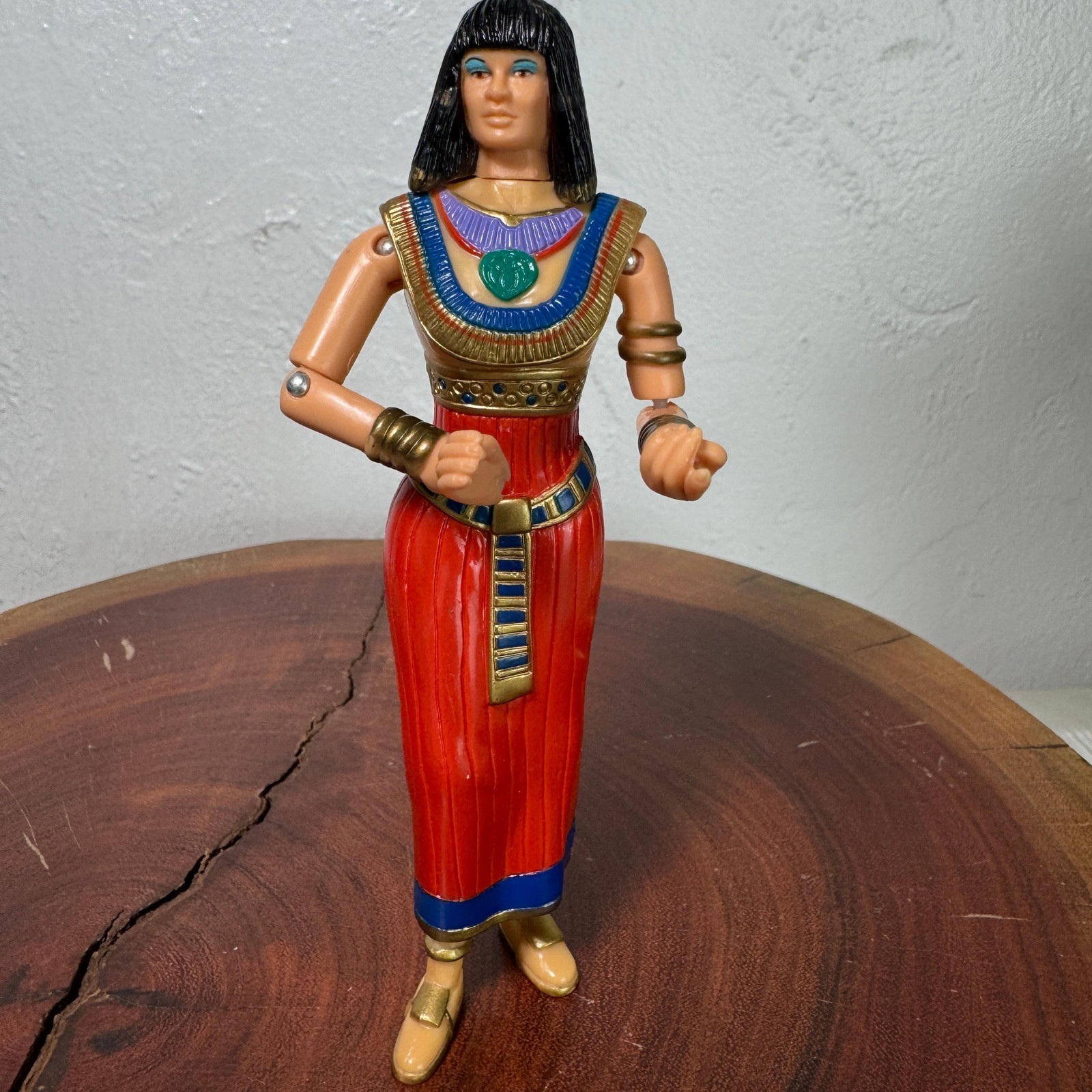 Vtg 2002 Accoutrements Cleopatra Action Figure Egyptian Queen Articulated Toy