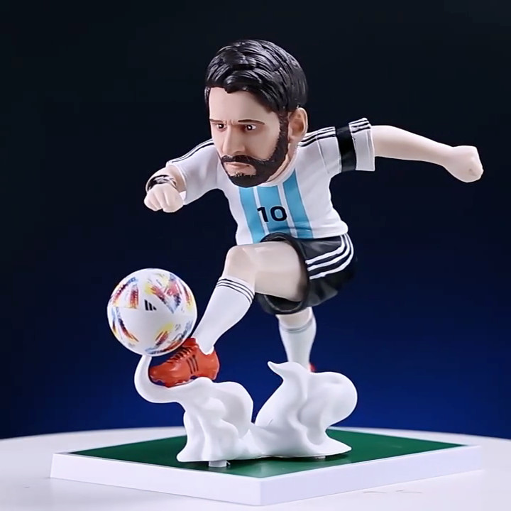 Argentina #10 Leo Messi The GOAT 2022 Qatar World Cup Football Player Figure