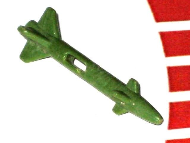 GI Joe Vehicle Silver Mirage Big Missile Bomb 1985 Original Part