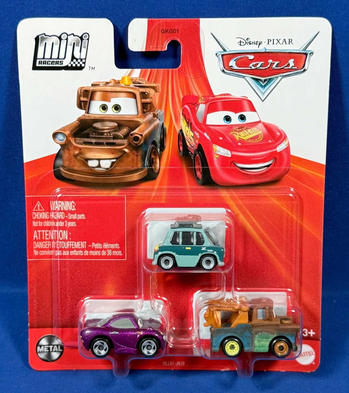 New – PROFESSOR Z Mater HOLLEY SHIFTWELL – Pixar Cars MINI RACERS 3-Pk – HLL67