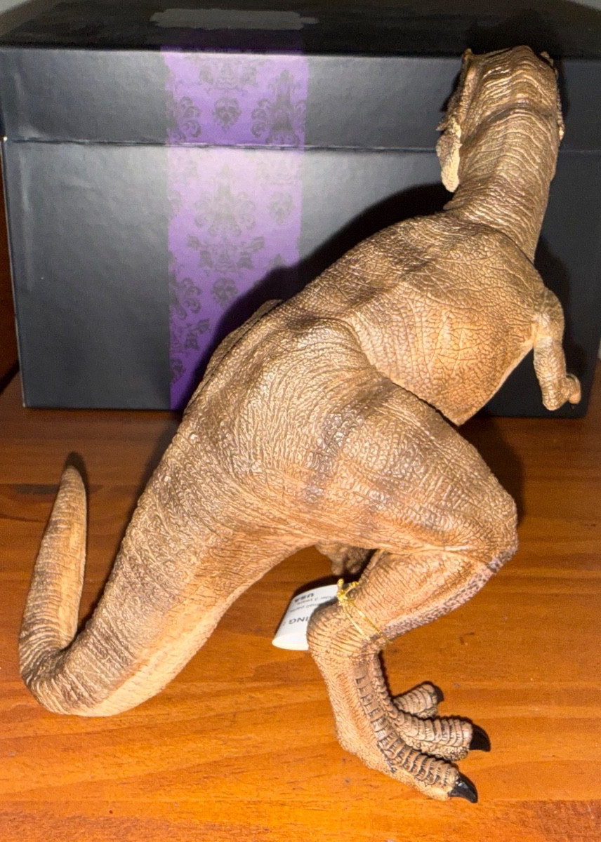 2005 Papo T-REX 6&Prime; Tall Dinosaur Moving Jaw Brown Tyrannosaurus Rex w/Tags