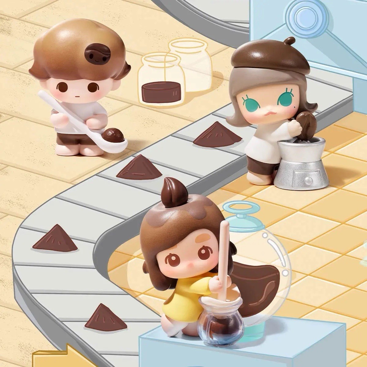 Authentic Pop Bean Coffee Factory Series Mini Blind Bags