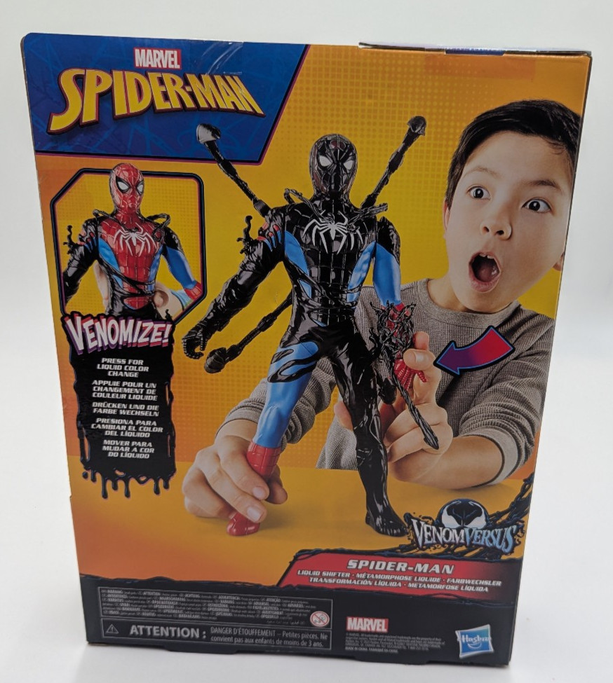 Marvel Spider-Man VenomVersus Spider-Man Liquid Shifter Action