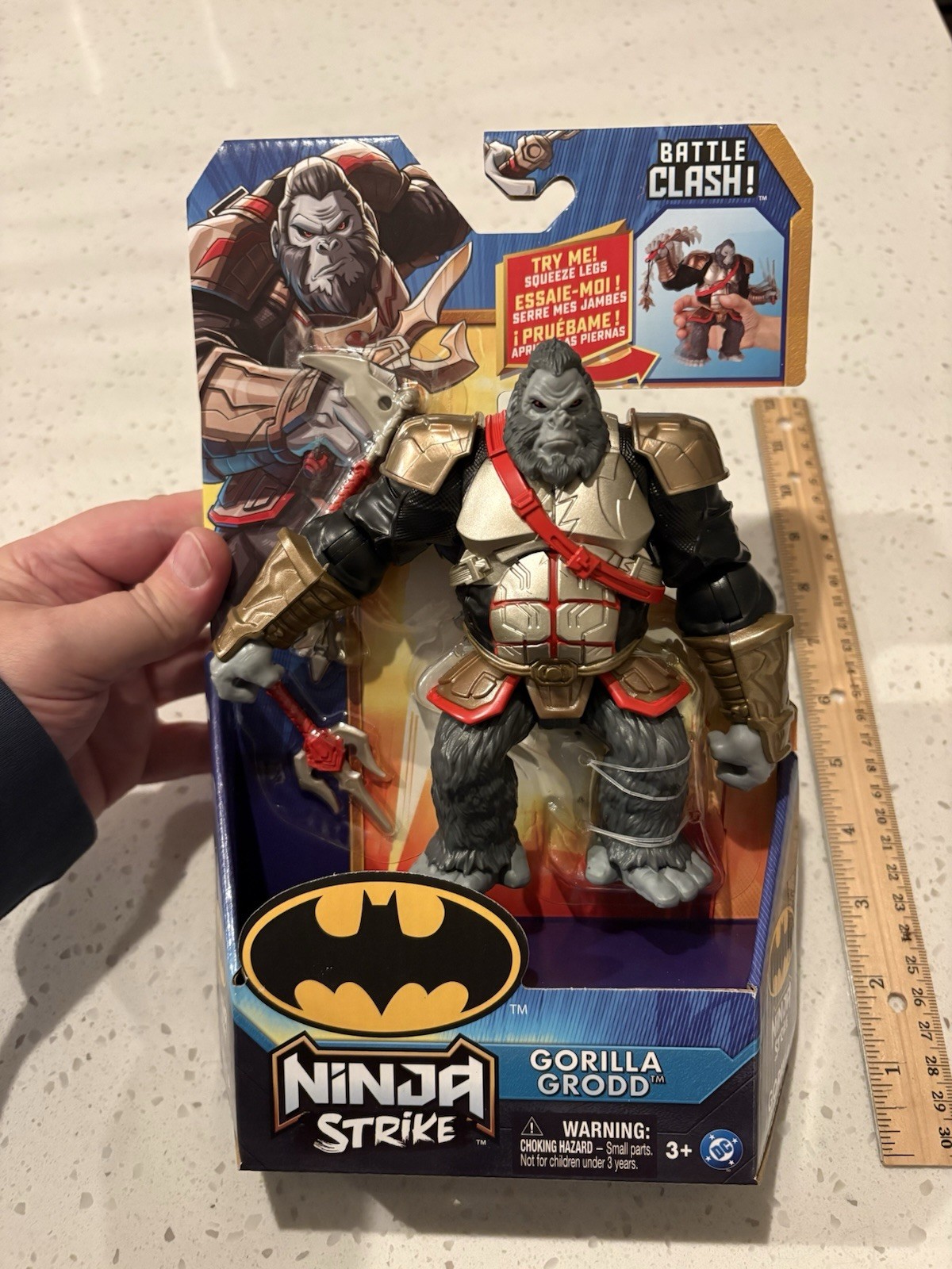 2025 DC Batman Ninja Strike Gorilla Grodd Action Figure New Free Ship in USA