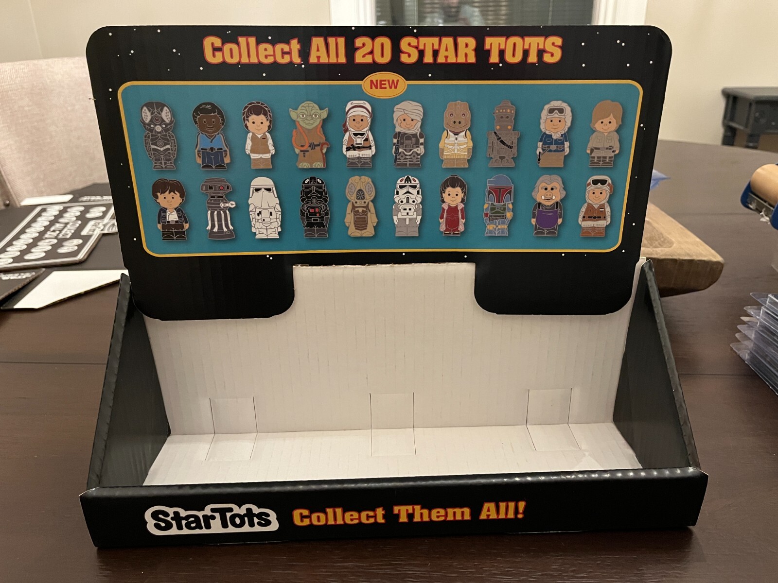 STAR WARS Celebration 2015 Anaheim STAR TOTS Full 20 Set + Store Display Box