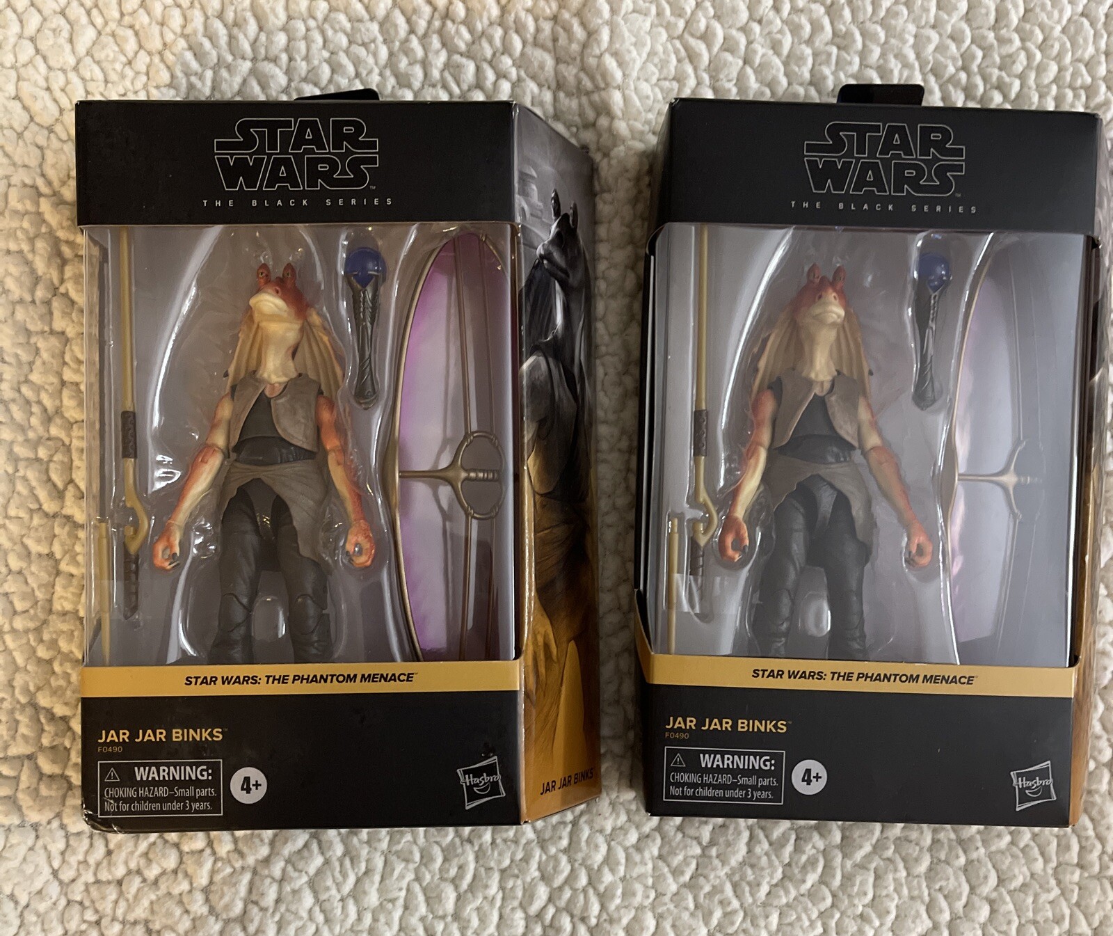 Lot Of 2! Star Wars Black Series Jar Jar Binks 6-inch The Phantom Menace