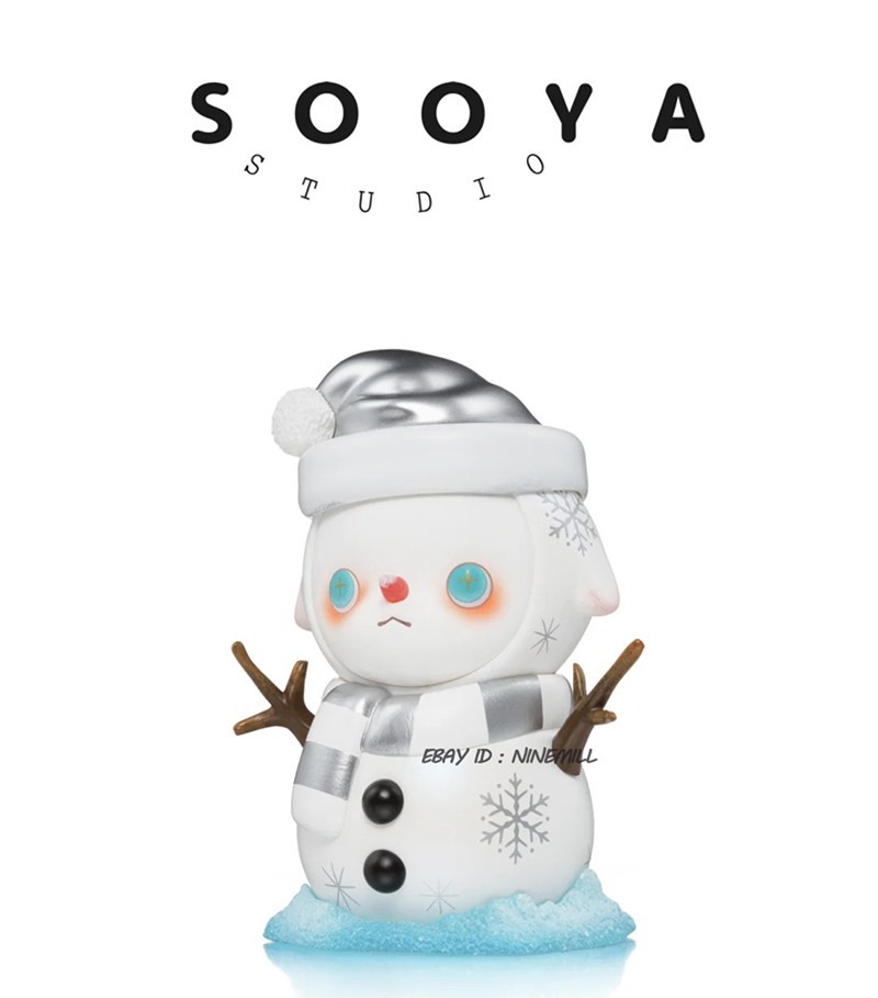 100% Genuine Sooya Studio Snowman Model Statue Collection Tidal Current
