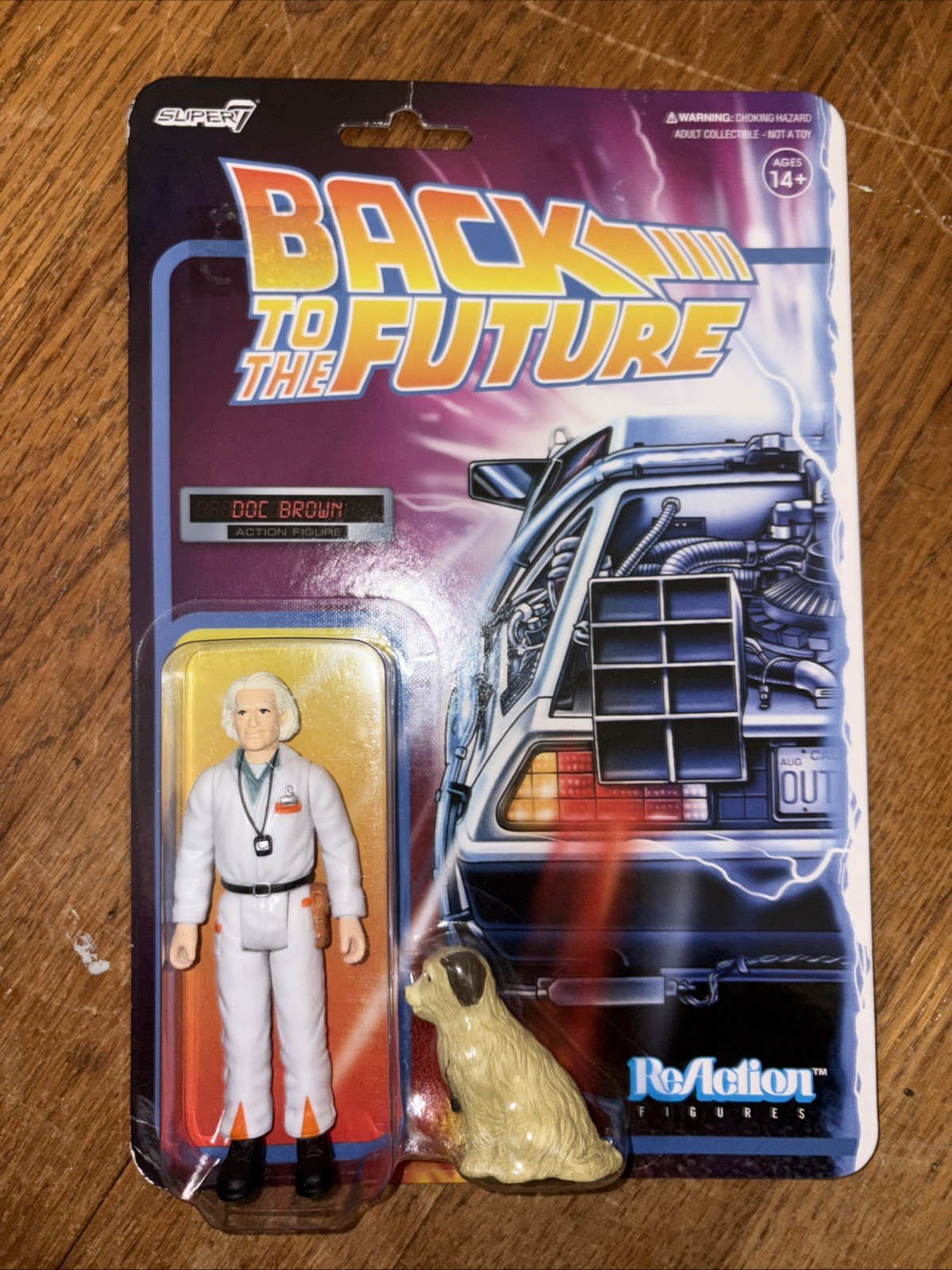 Super7 Back To The Future Doc Brown & Einstein Action Figure – Carded/Sealed