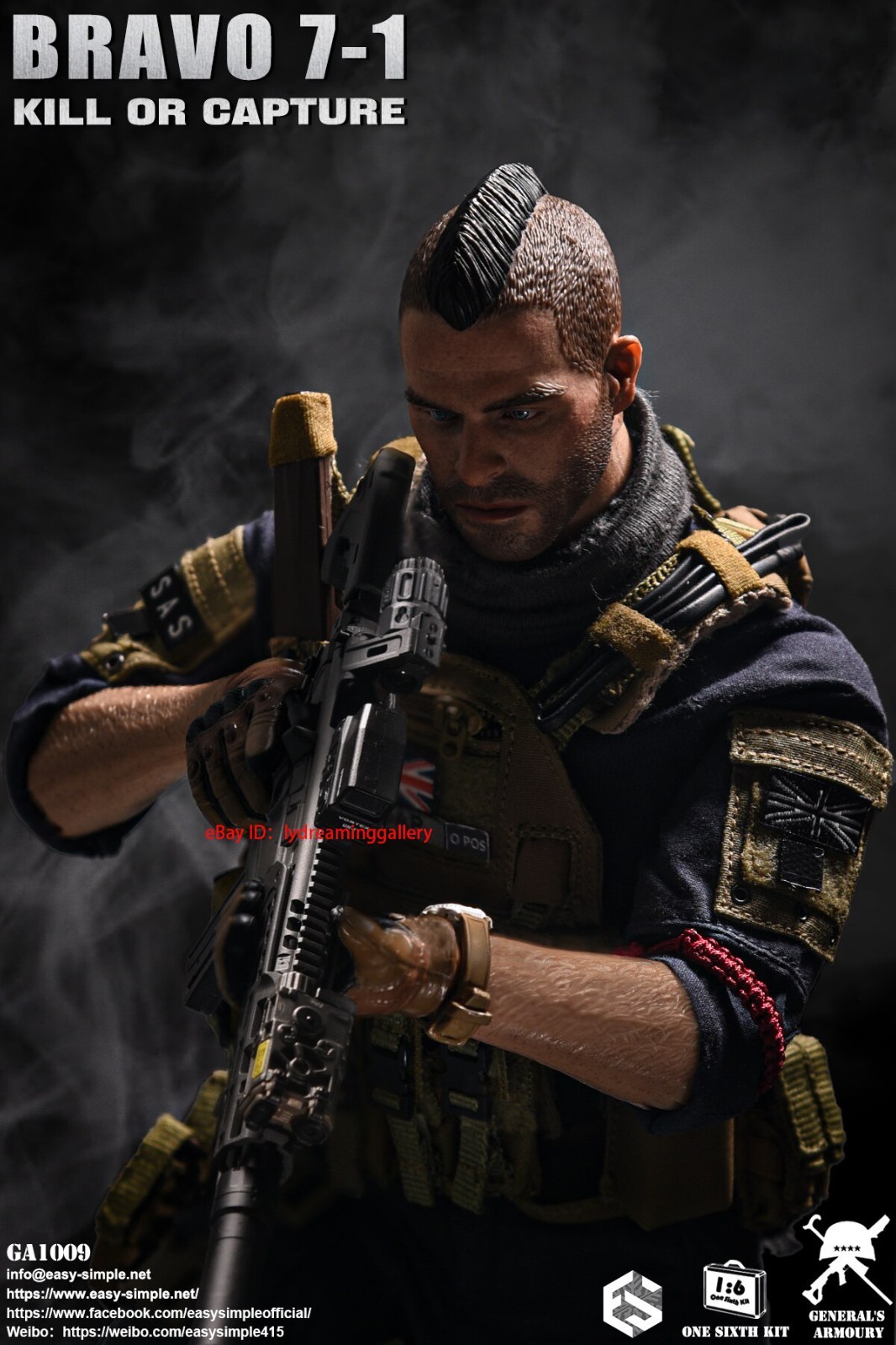 EASY&SIMPLE GA1009 BRAVO 7-1 KILL OR CAPTURE 1/6 Limited Edition Action Figure
