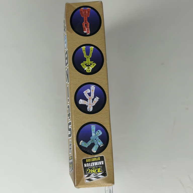 Zing StikBot Action Figure Translucent Green Stop Motion Animation Toy NIB