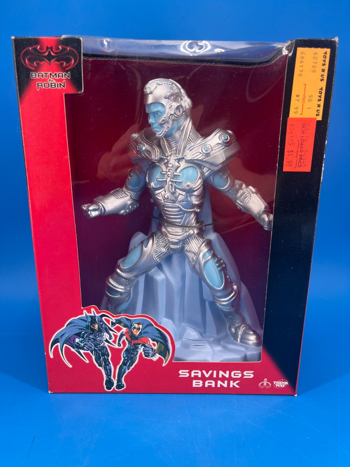 NEW ThinkWay Batman & Robin Mr Freeze Savings Bank 62708