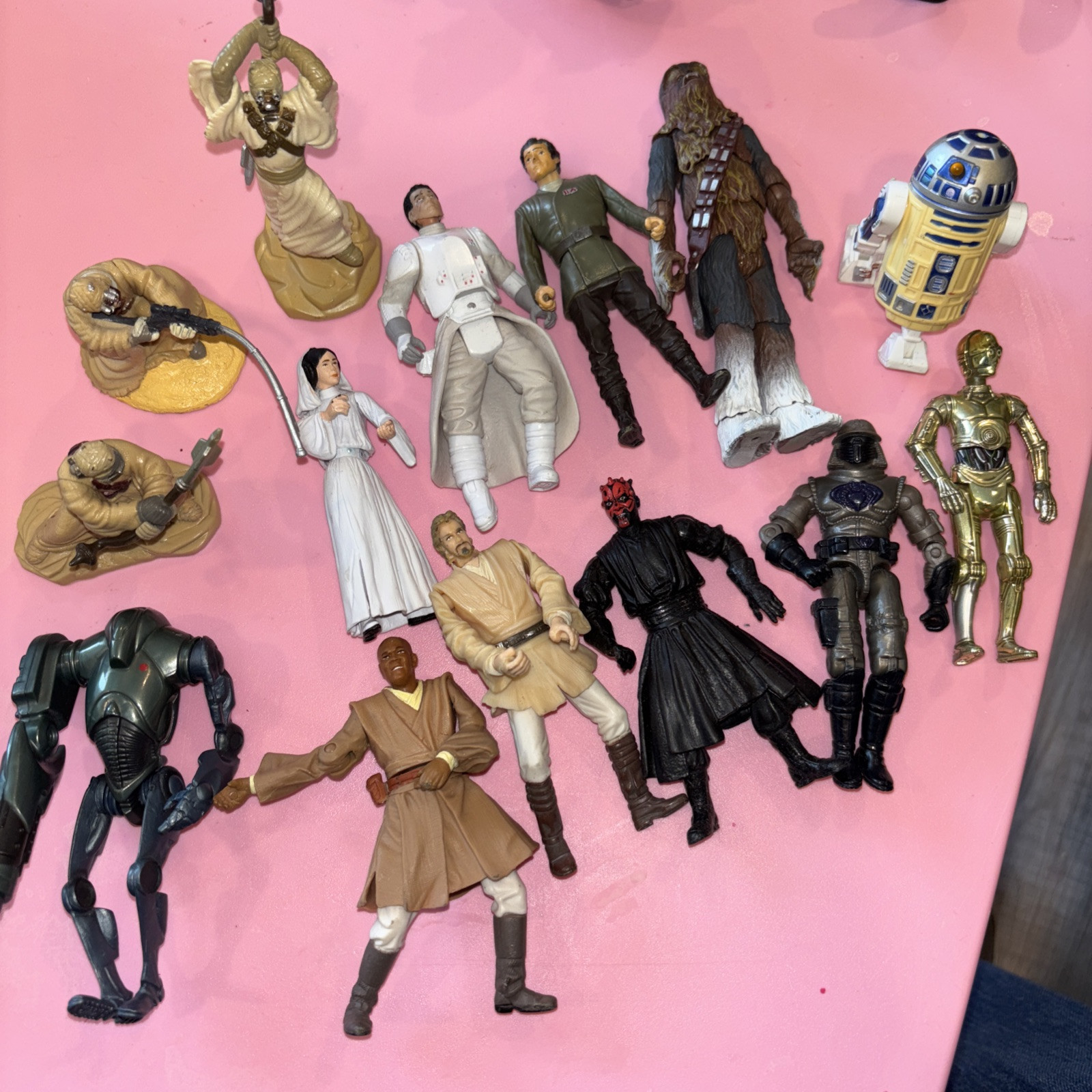 Star Wars 3.75&Prime; Action Figure Lot Various Years X14
