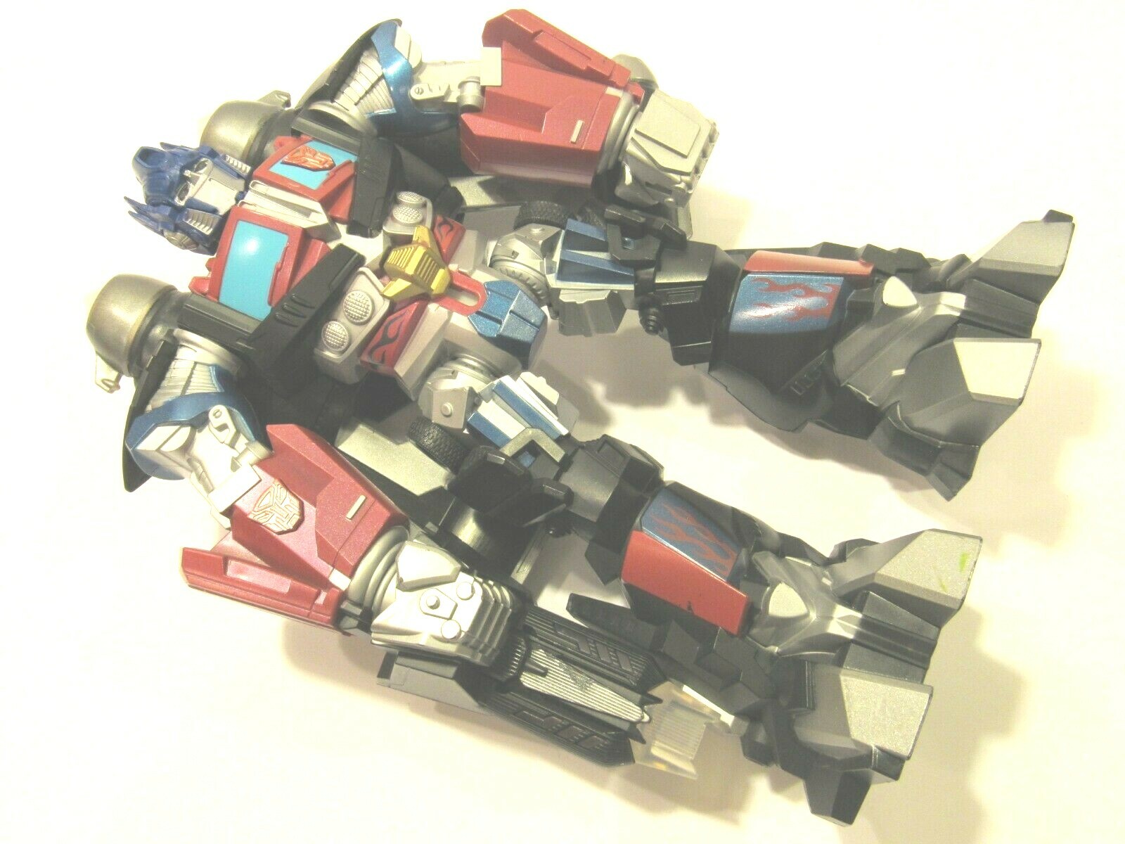 2008 Hasbro 12&Prime; OPTIMUS PRIME Transformers Mega Power Bot Kid Toy Sounds TESTED