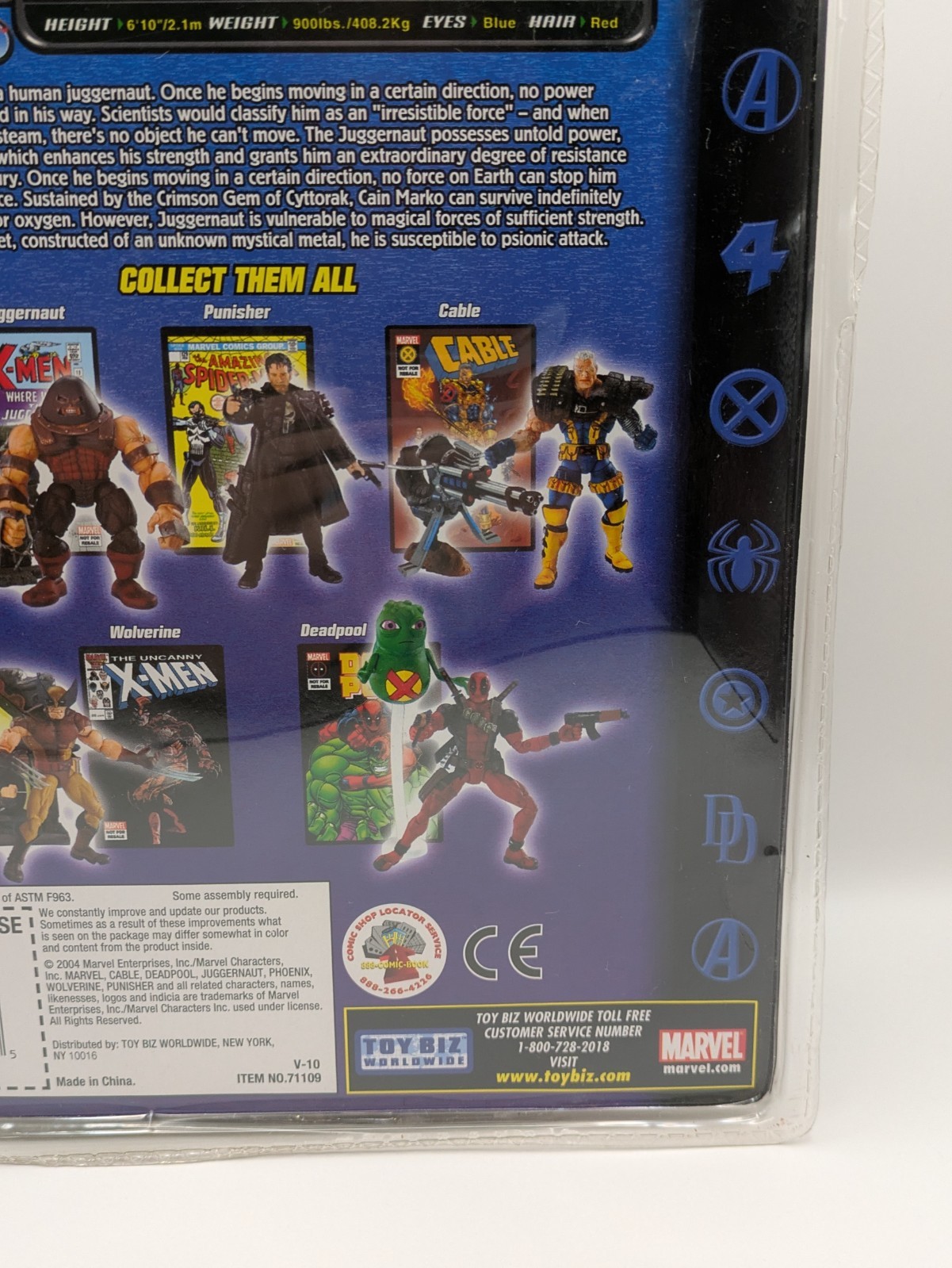Marvel Legends series VI JUGGERNAUT action figure X-Men 6 inch Toy Biz 2004 NEW