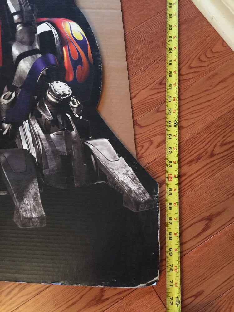 HBO Generation 1 Transformers OFFICAL CINEMAX CARDBOARD STANDEE UNUSED -PRIME