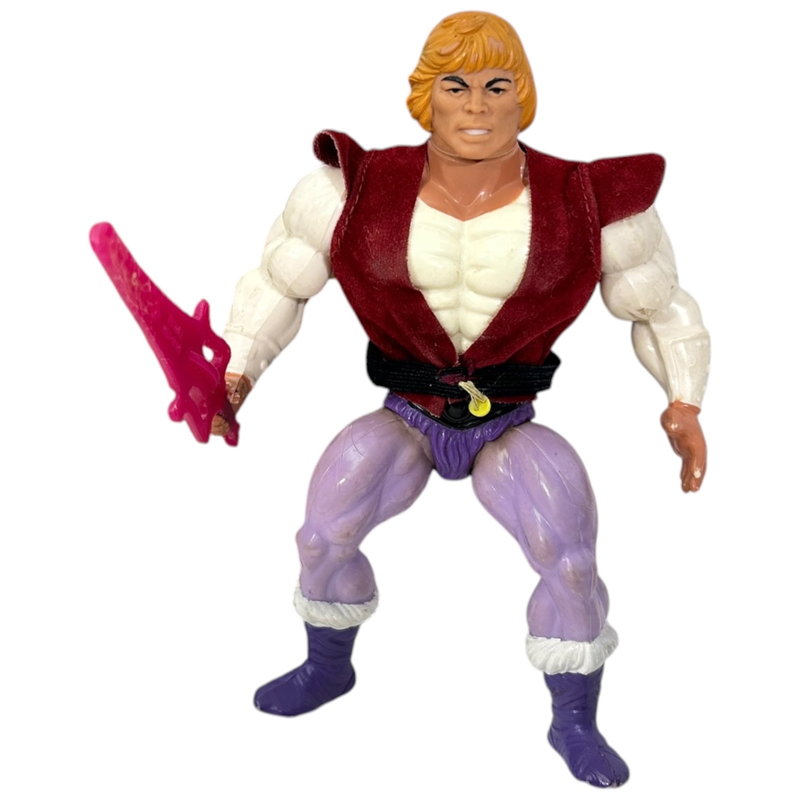 Vintage Masters of the Universe Prince Adam Complete Figure w/Comic 1984 Mattel
