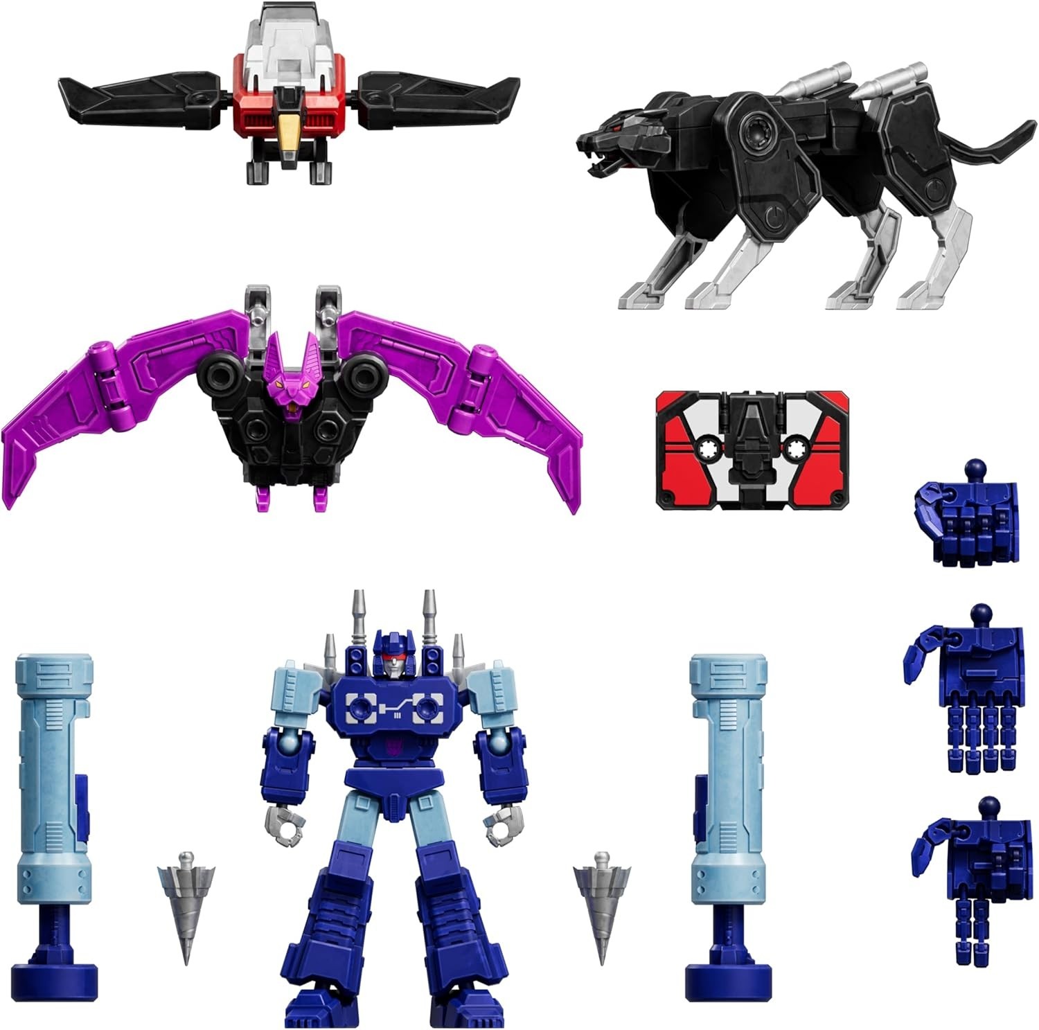 BLOKEES Transformers Action Edition 03 Soundwave Model Kit Lights & Sound
