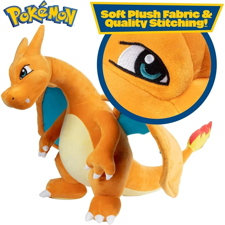 Charizard Plush – 24&Prime; inch Ultra Soft Plush with Authentic Details New